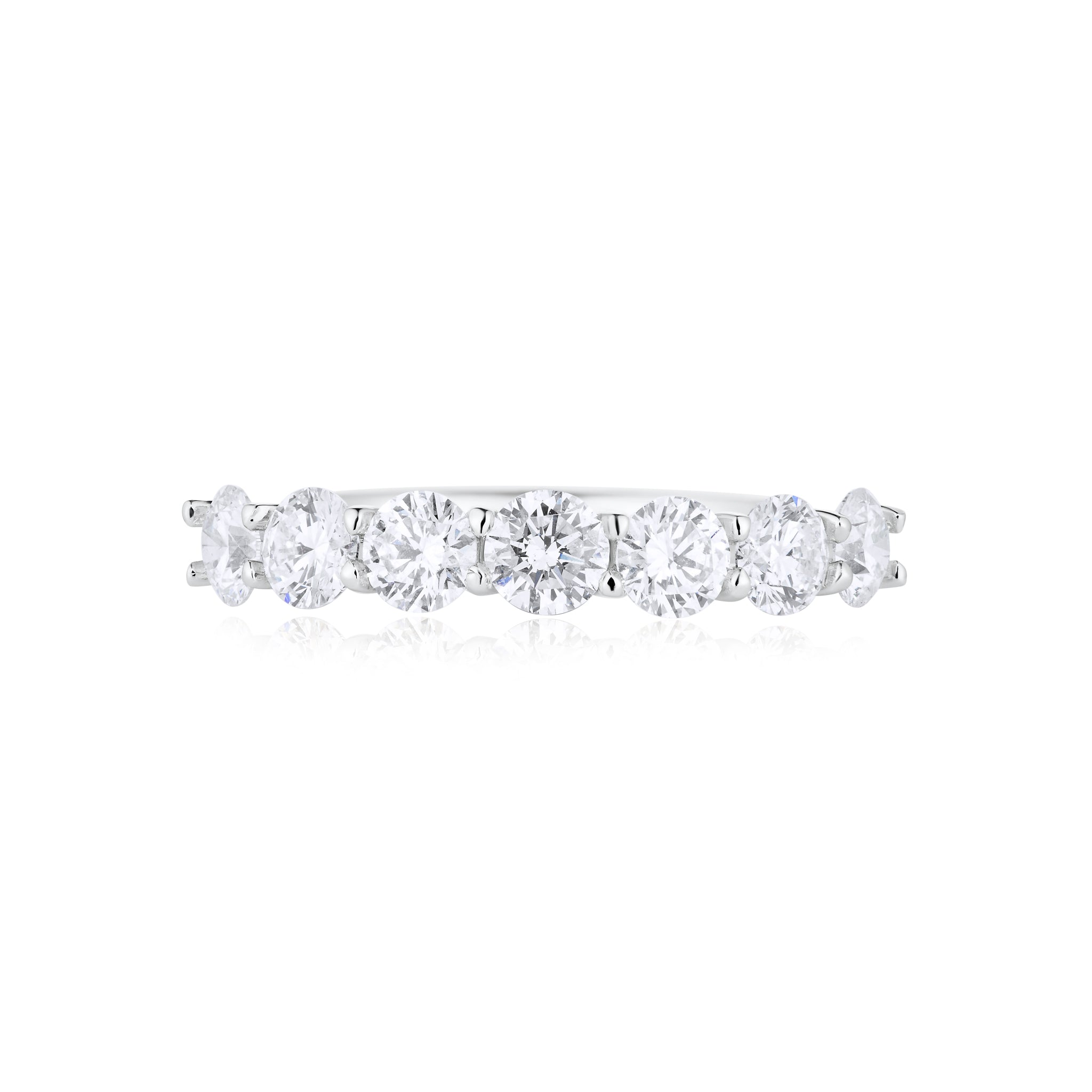 7-stone Scallop Diamond Band